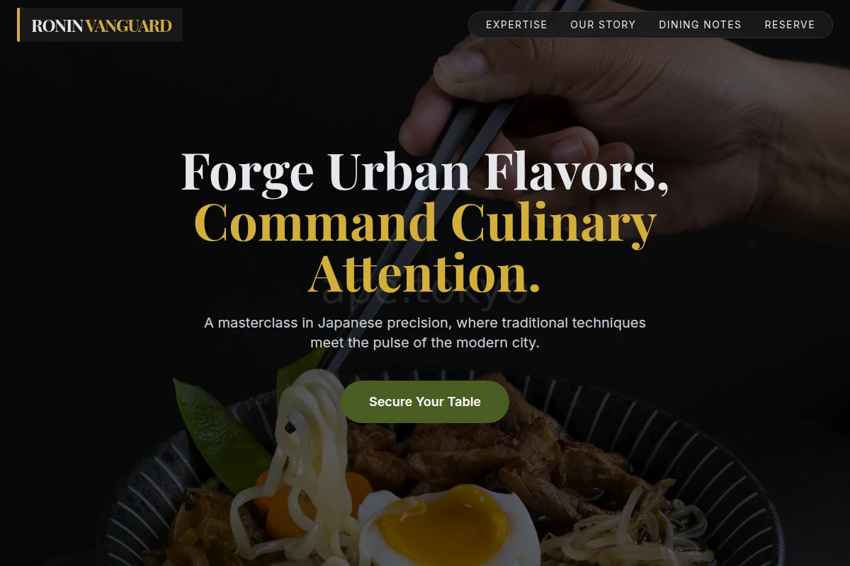 Chrome Japanese Food