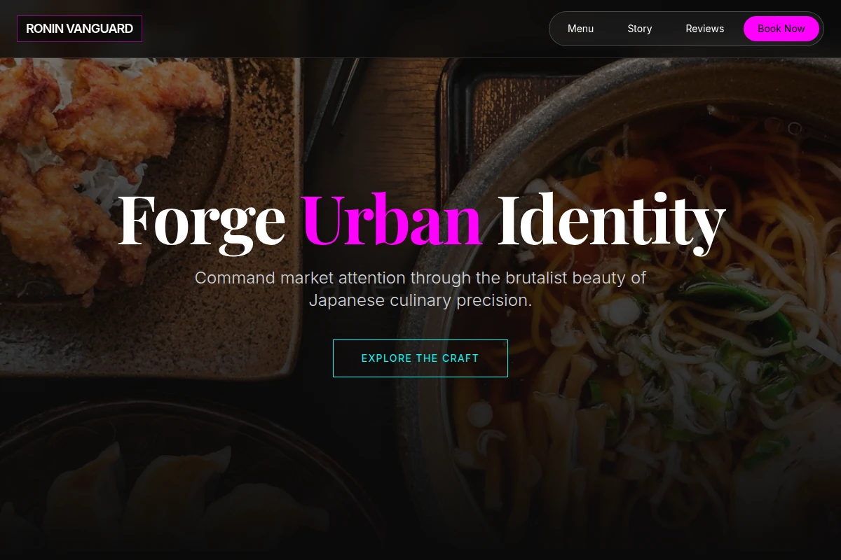 Concrete Japanese Food