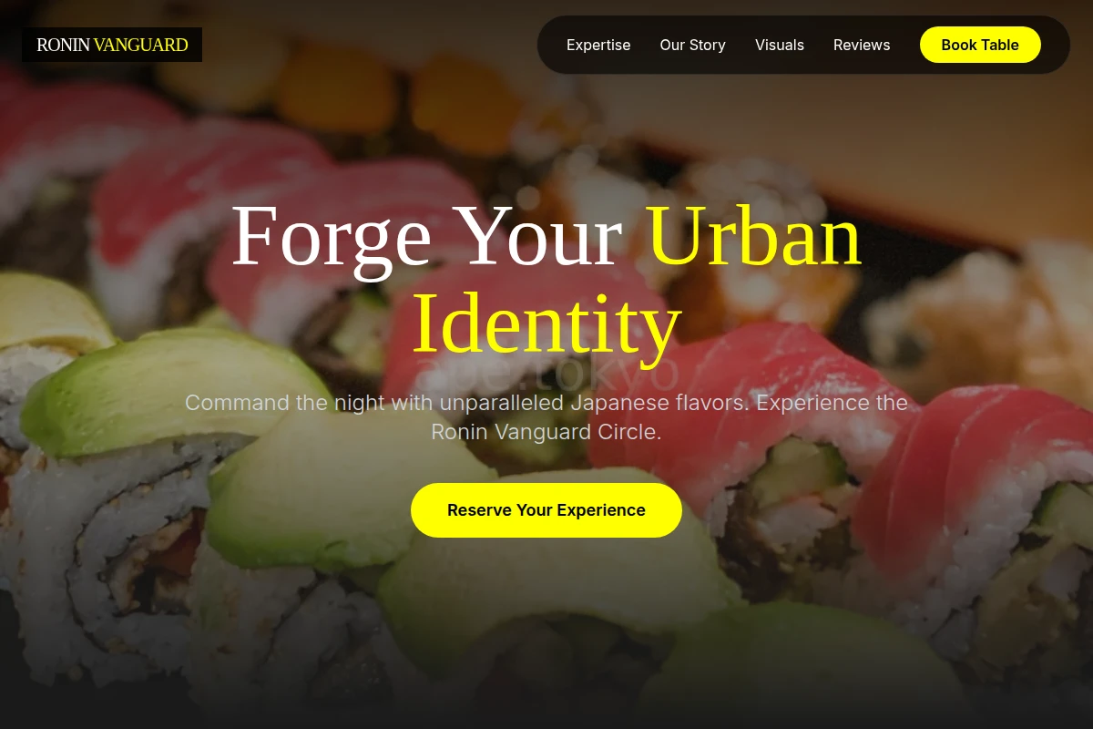 Chrome Japanese Food
