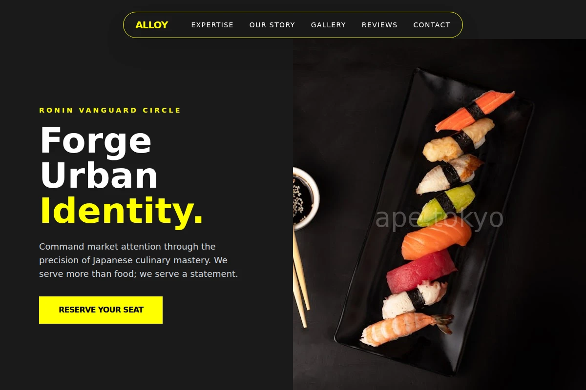 Alloy Japanese Food