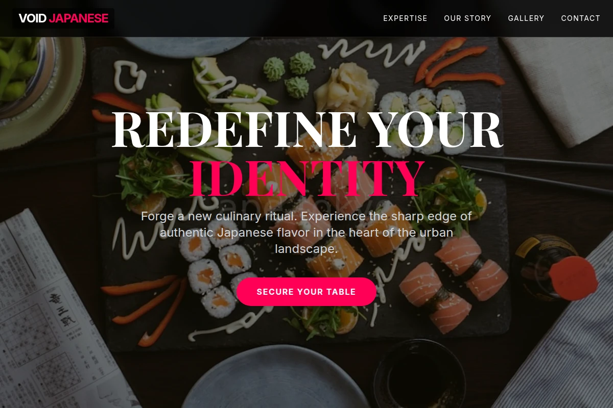 Void Japanese Food