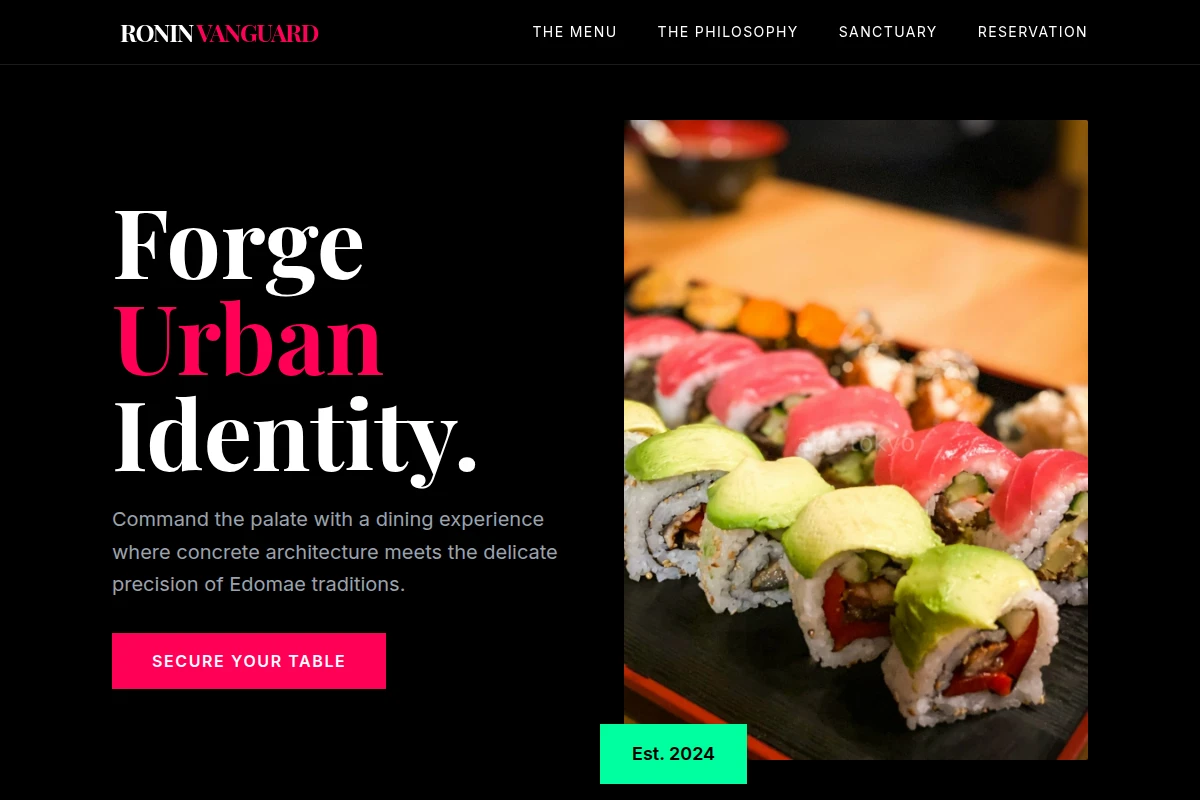 Concrete Japanese Food