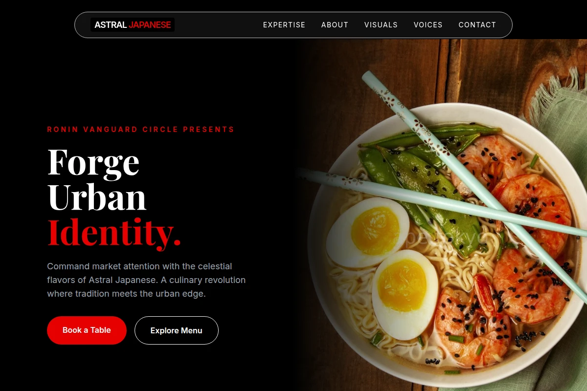 Astral Japanese Food