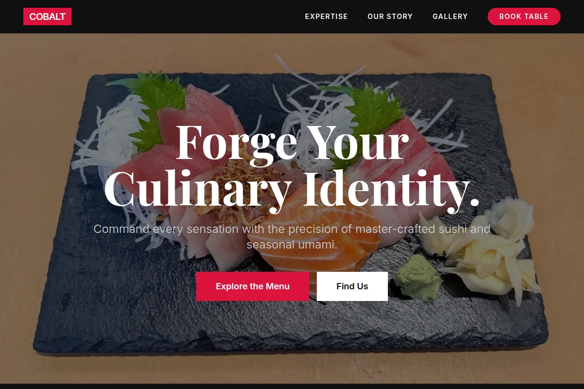 Cobalt Japanese Food