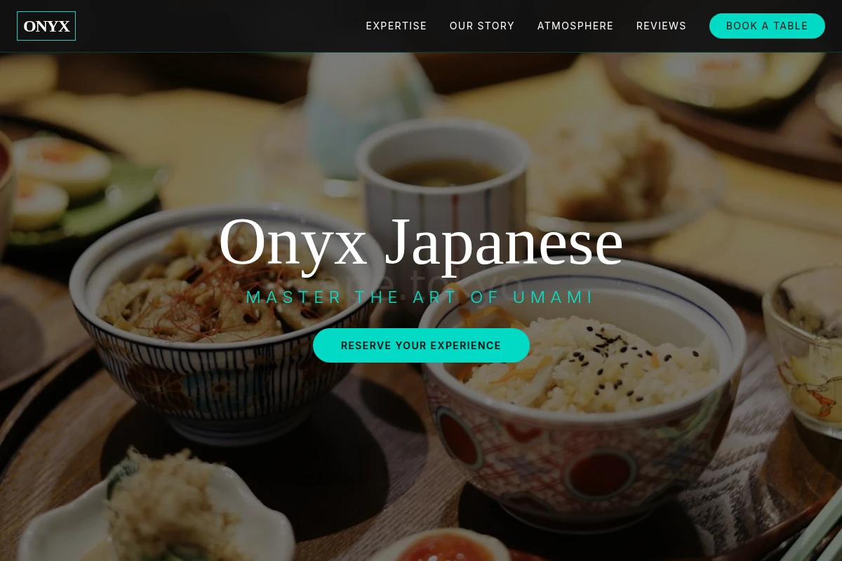Onyx Japanese Food