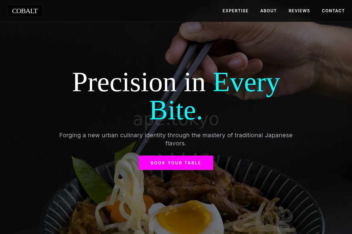 Cobalt Japanese Food