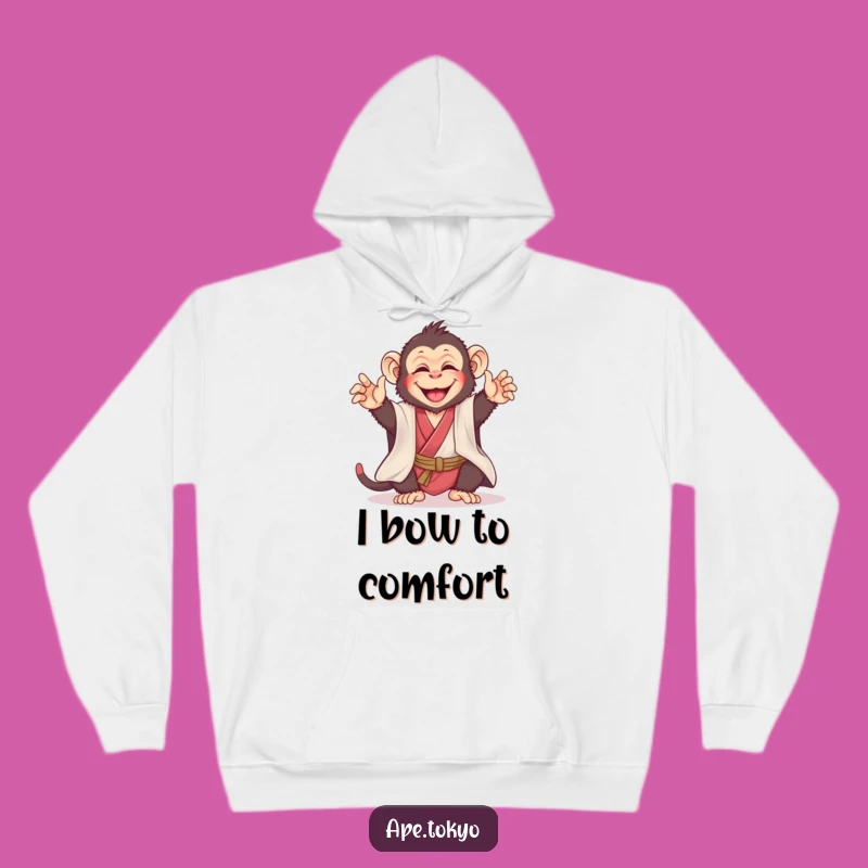 Funny Joyful Ape Kimono Hoodie: Cozy Comfort with Playful Humor